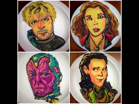 Il dessine les Avengers avec des crêpes #4