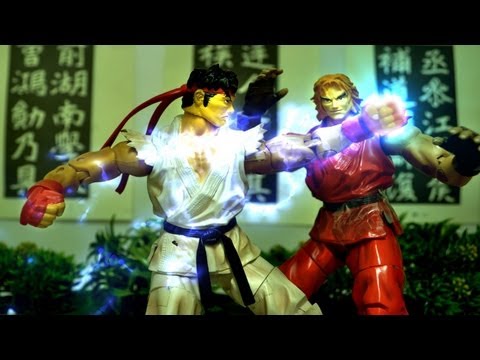 Street Fighter : qui de Ken ou Ryu est le plus fort ? Réponse en Stop Motion #2