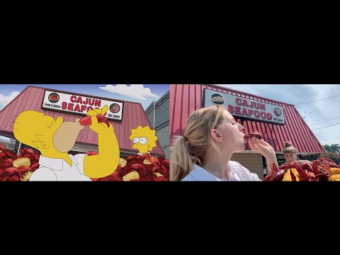 2 copines reproduisent des scènes des Simpson #4
